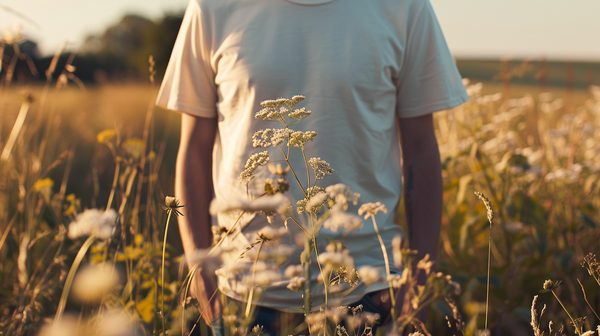 T-shirt en lin bio fabriqué en normandie : éthique et style